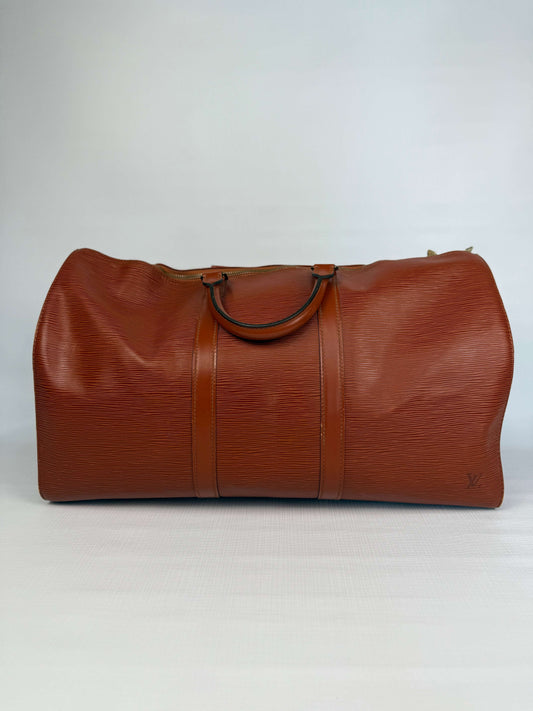 Louis Vuitton Brown Keepall 50