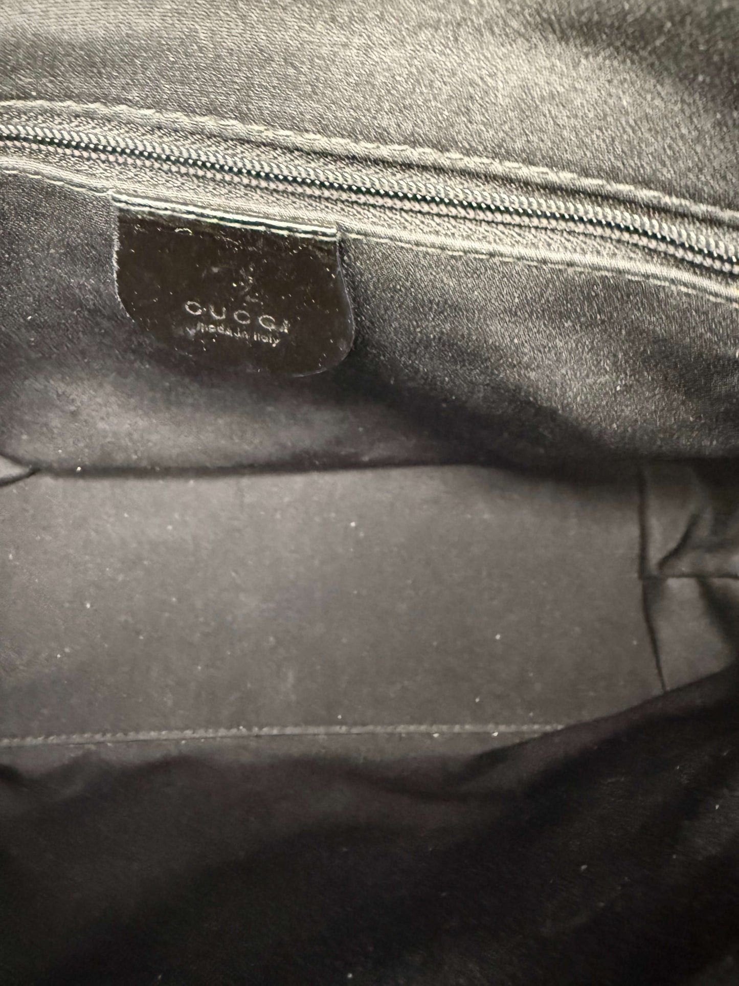 Gucci x Tom Ford Black Velvet Shoulder Bag