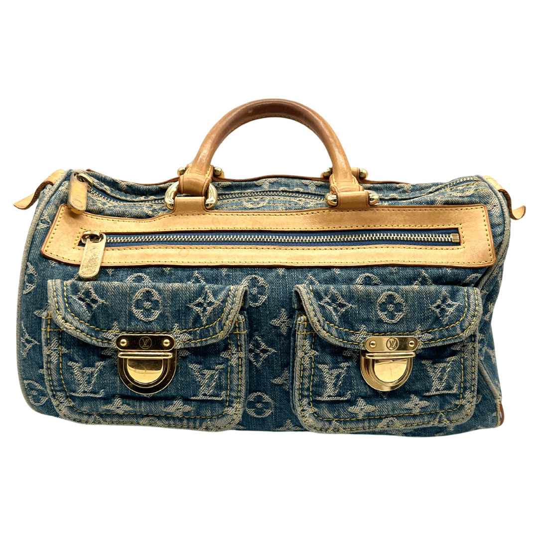 Louis Vuitton Blue Monogram Denim Neo Speedy