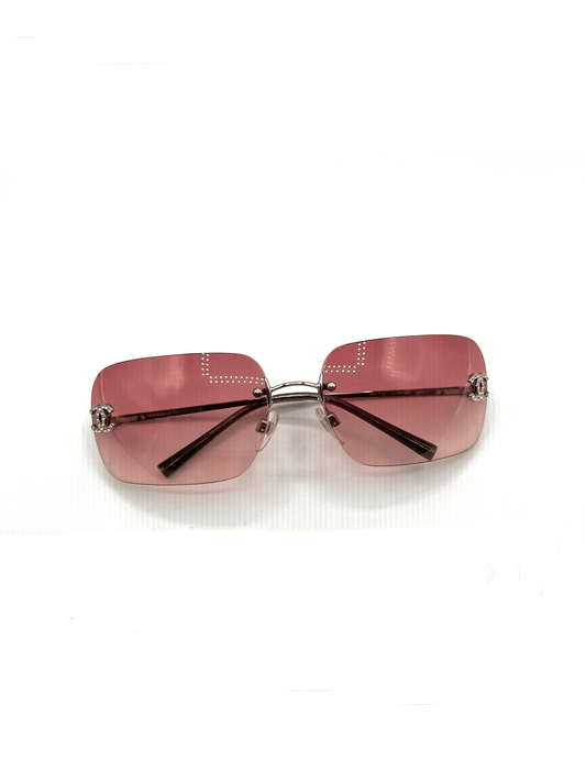 Chanel Pink Gradient Sunglasses