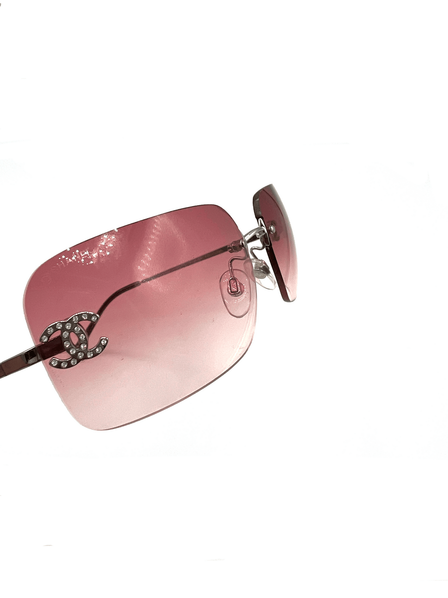 Chanel Pink Gradient Sunglasses