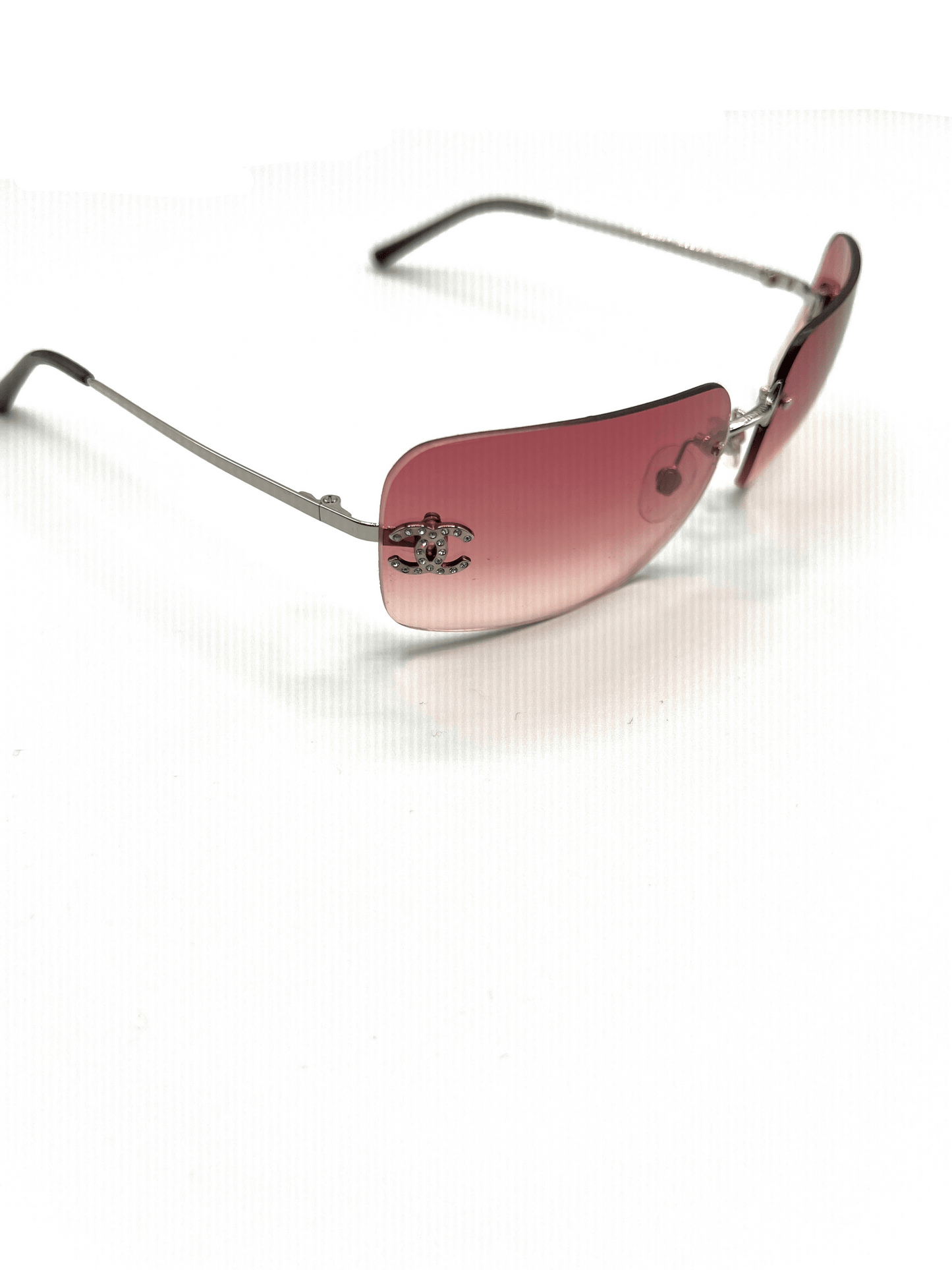 Chanel Pink Gradient Sunglasses