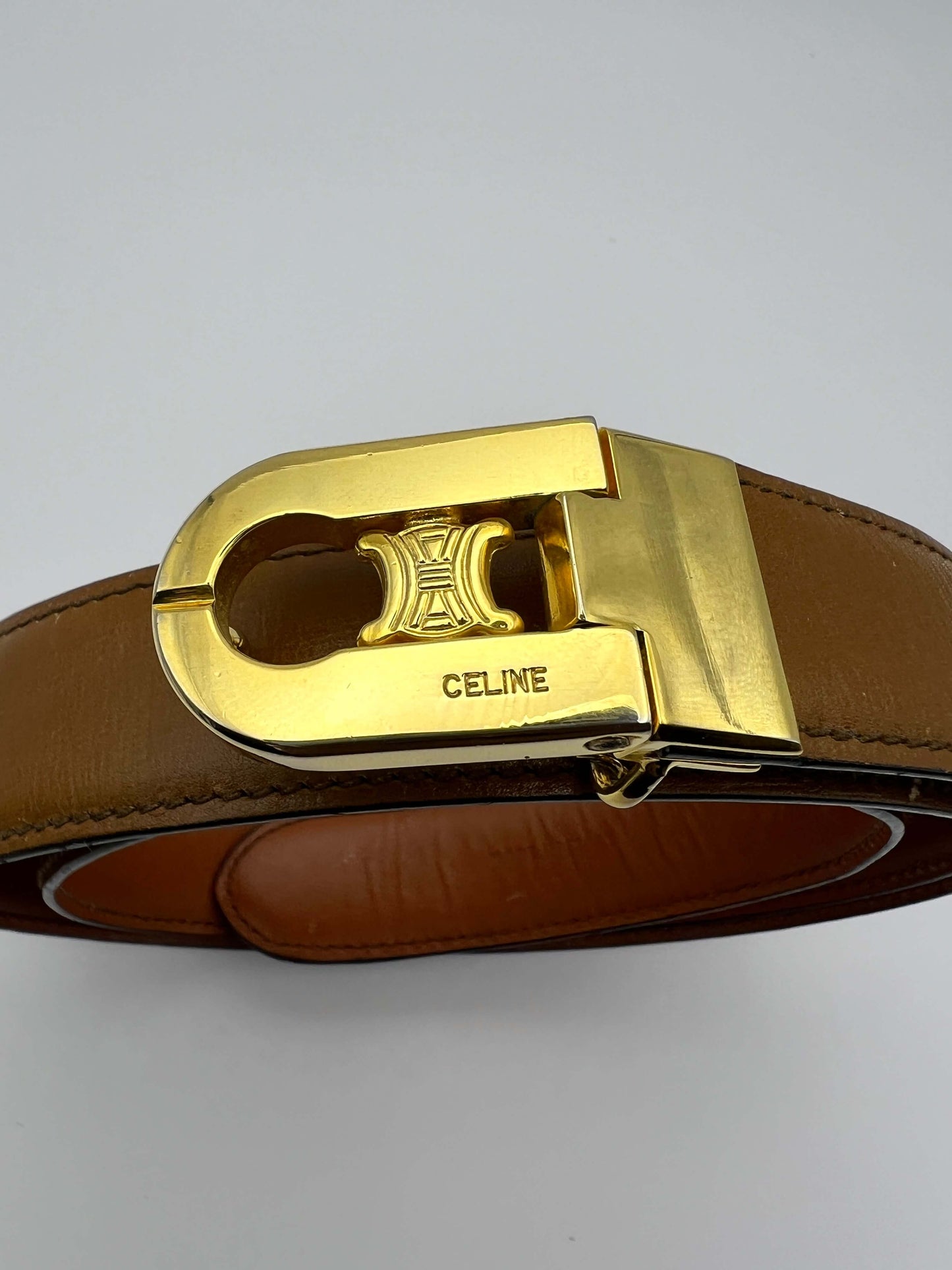 Celine Vintage Triomphe Belt