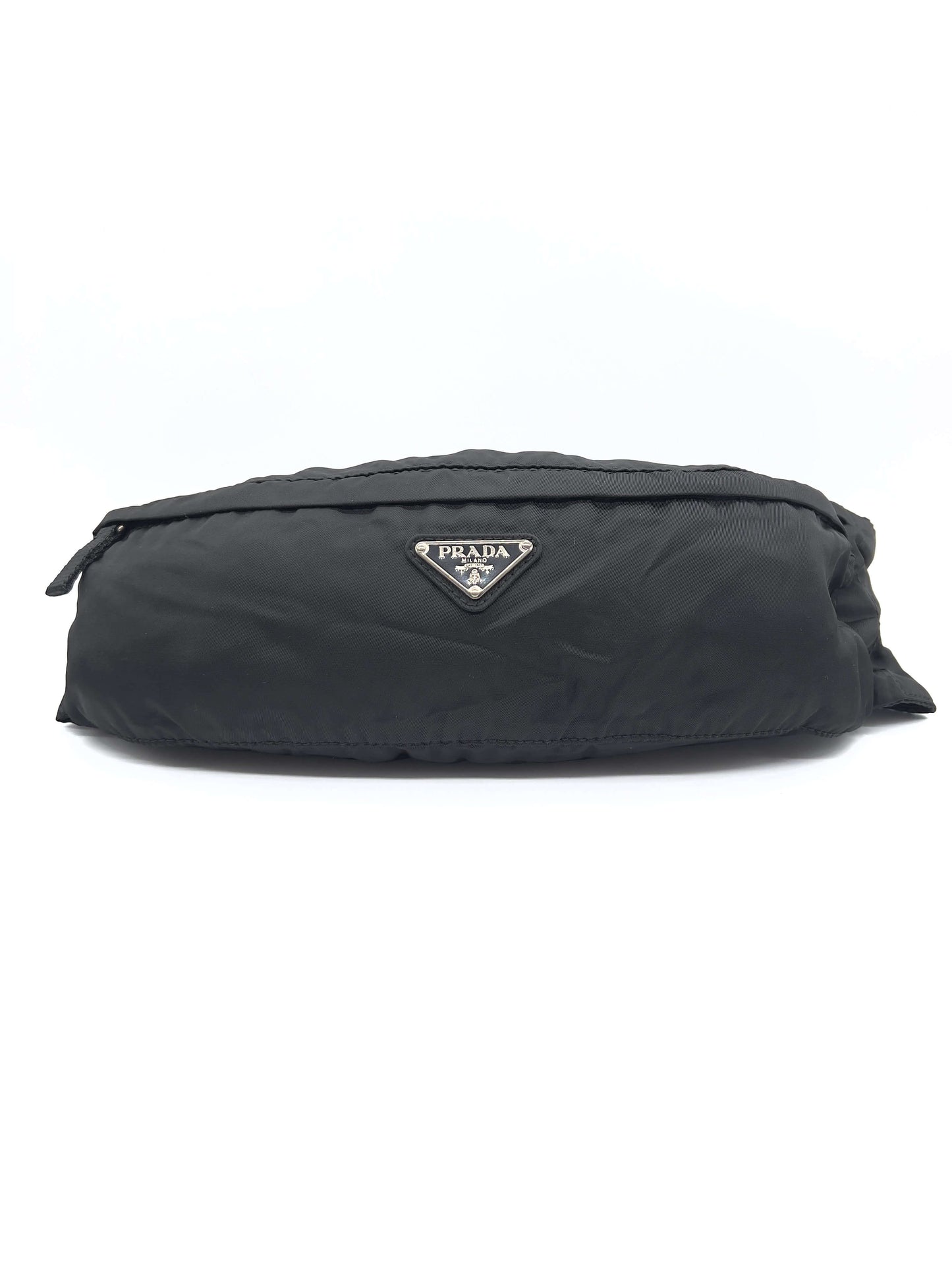 Black Nylon Prada Waist Bag